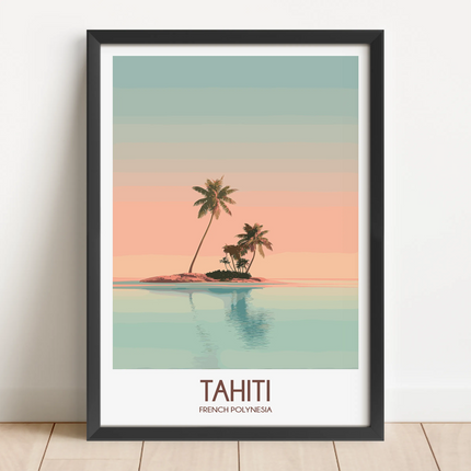 Tahiti Scenic Landscape Art
