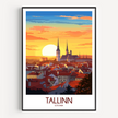 Tallinn Destination Art Gift