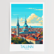 Tallinn Minimalist Wall Art