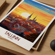 Tallinn Modern Travel Poster
