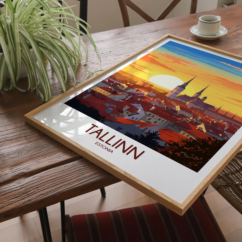 Tallinn Scenic Landscape Art