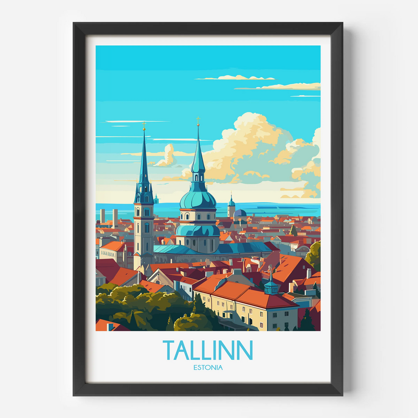 Tallinn Scenic Landscape Art