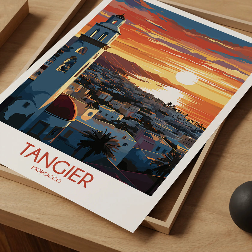 Tangier Destination Art Gift