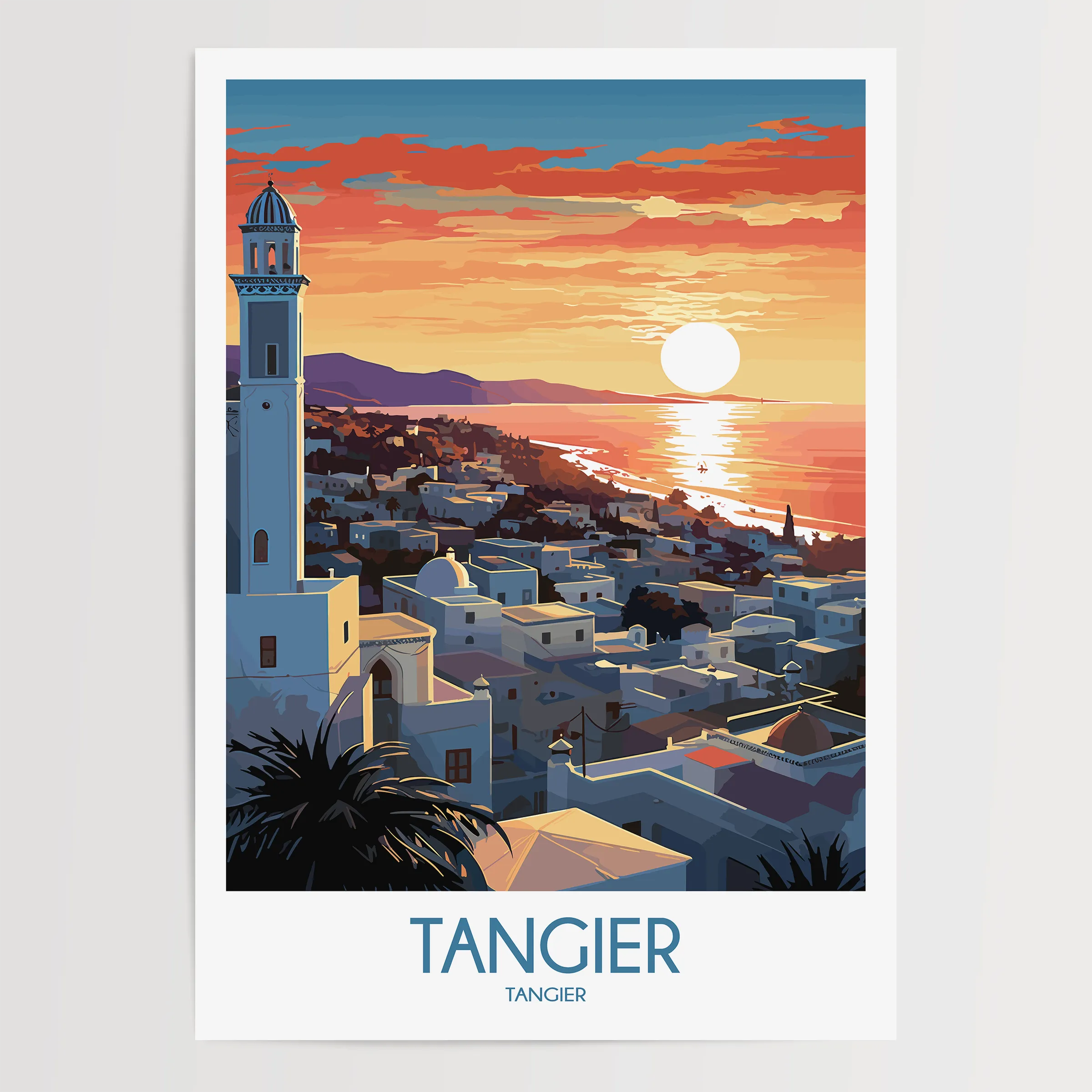 Tangier Destination Art Gift