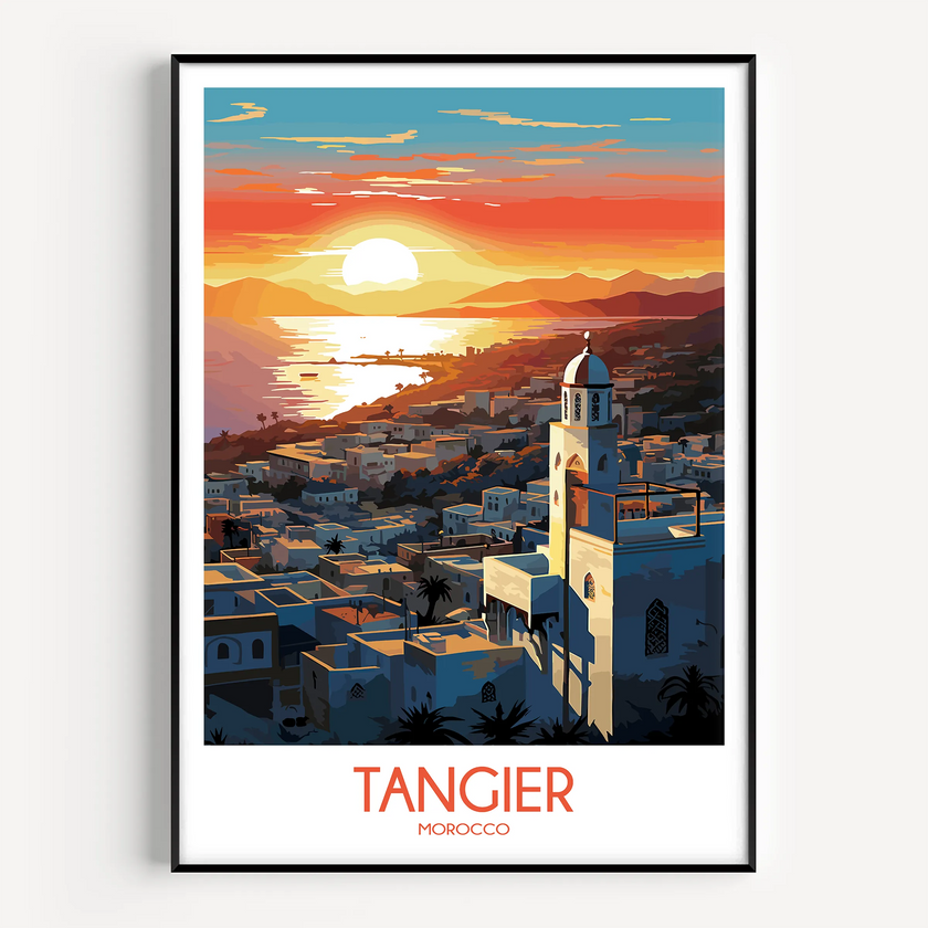 Tangier Destination Art Gift