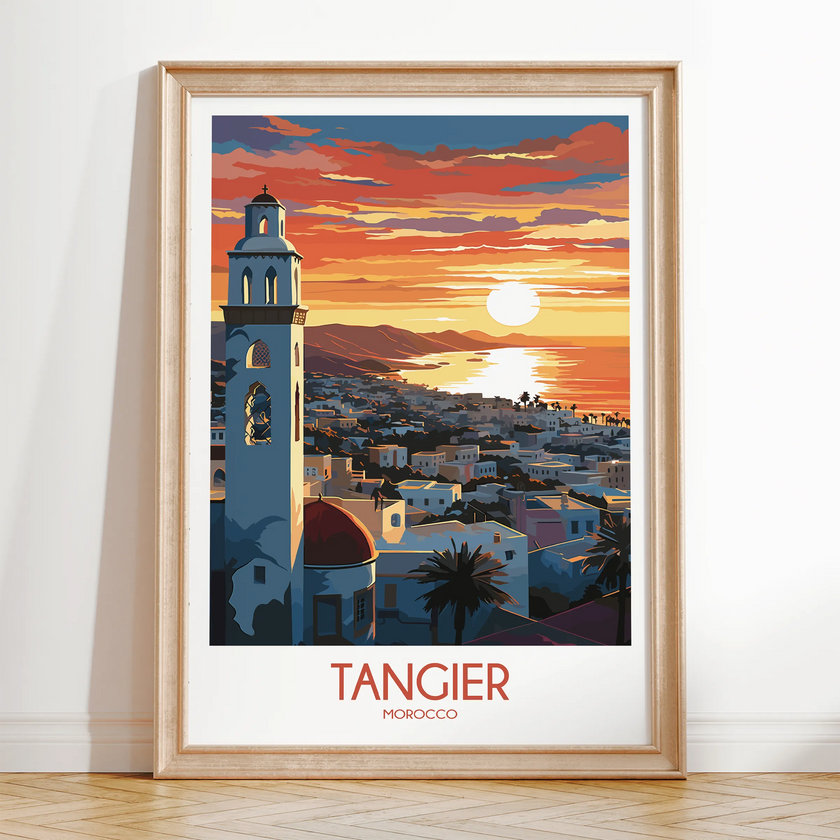 Tangier Modern Travel Poster