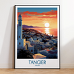 Tangier Retro Travel Illustration