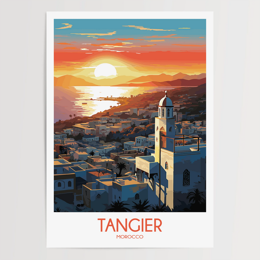 Tangier Scenic Landscape Art