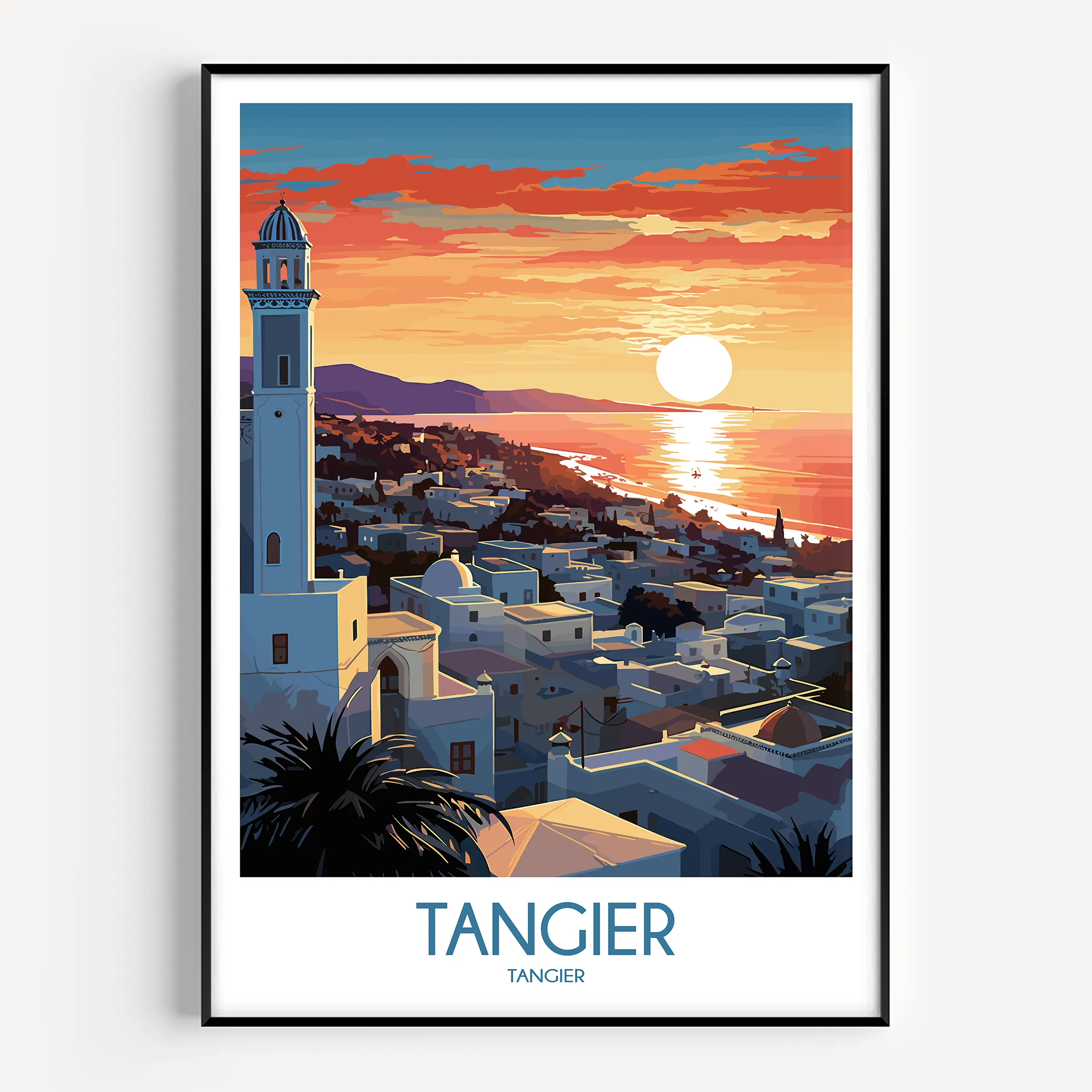 Tangier Scenic Landscape Art