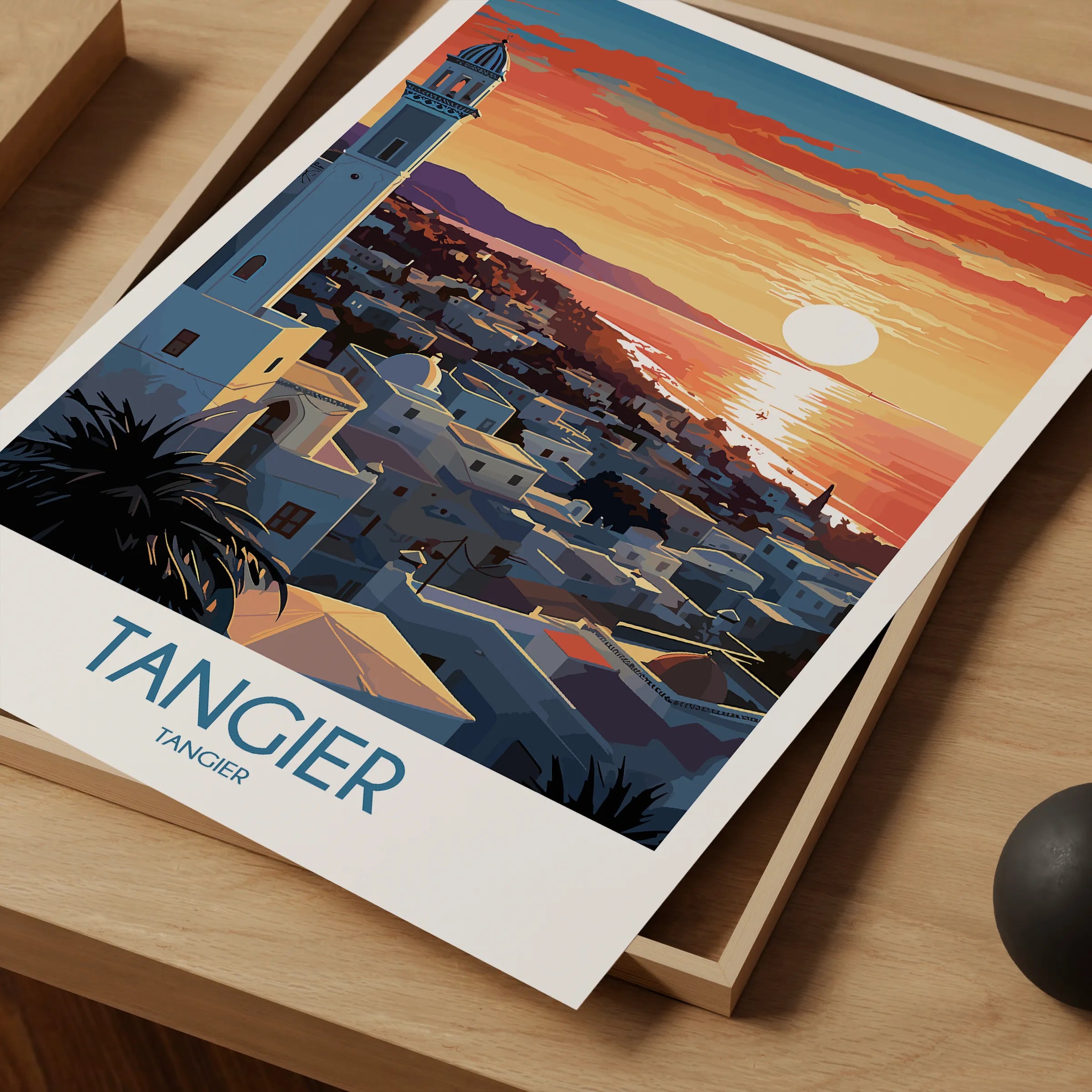 Tangier Vintage Style Print