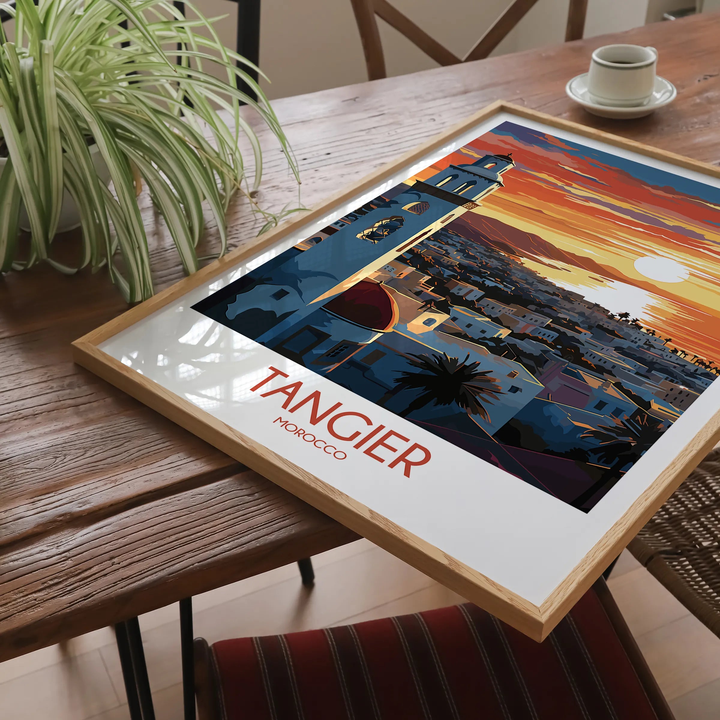 Tangier Vintage Style Print