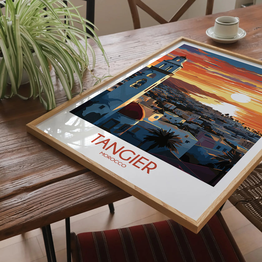 Tangier Vintage Style Print