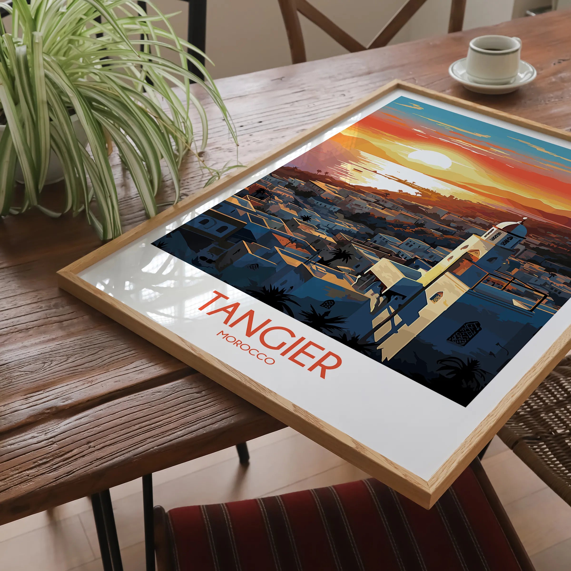 Tangier Vintage Style Print