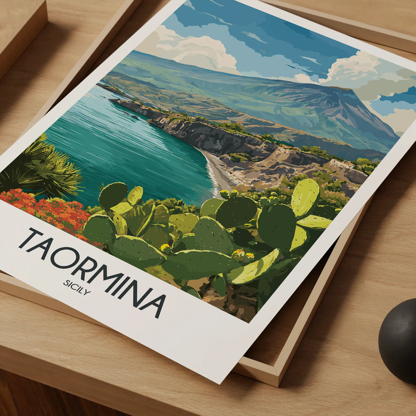 Taormina Souvenir Poster Print
