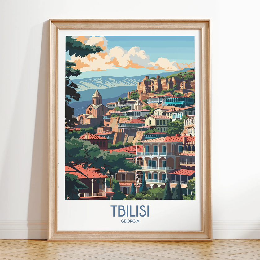 Tbilisi Minimalist Wall Art