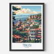 Tbilisi Retro Travel Illustration