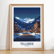 Telluride Vintage Style Print