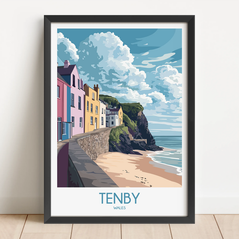 Tenby Destination Art Gift
