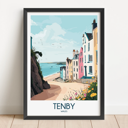 Tenby Destination Art Gift