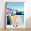 Tenby Destination Art Gift