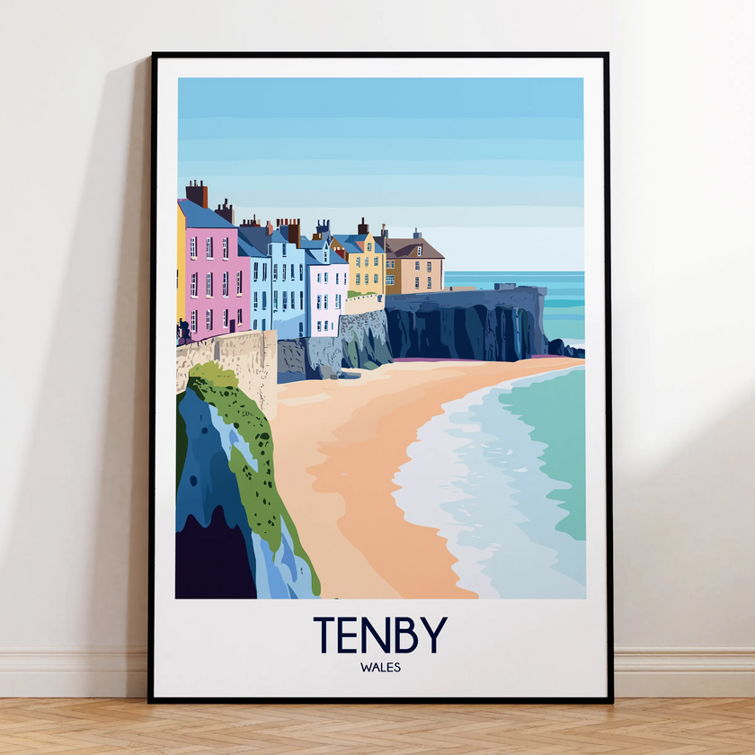 Tenby Destination Art Gift