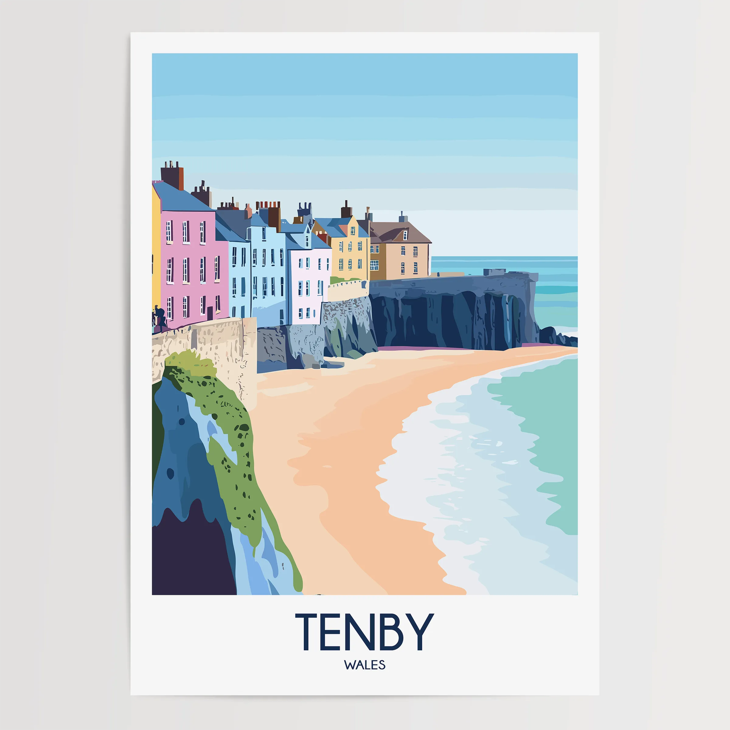 Tenby Minimalist Wall Art
