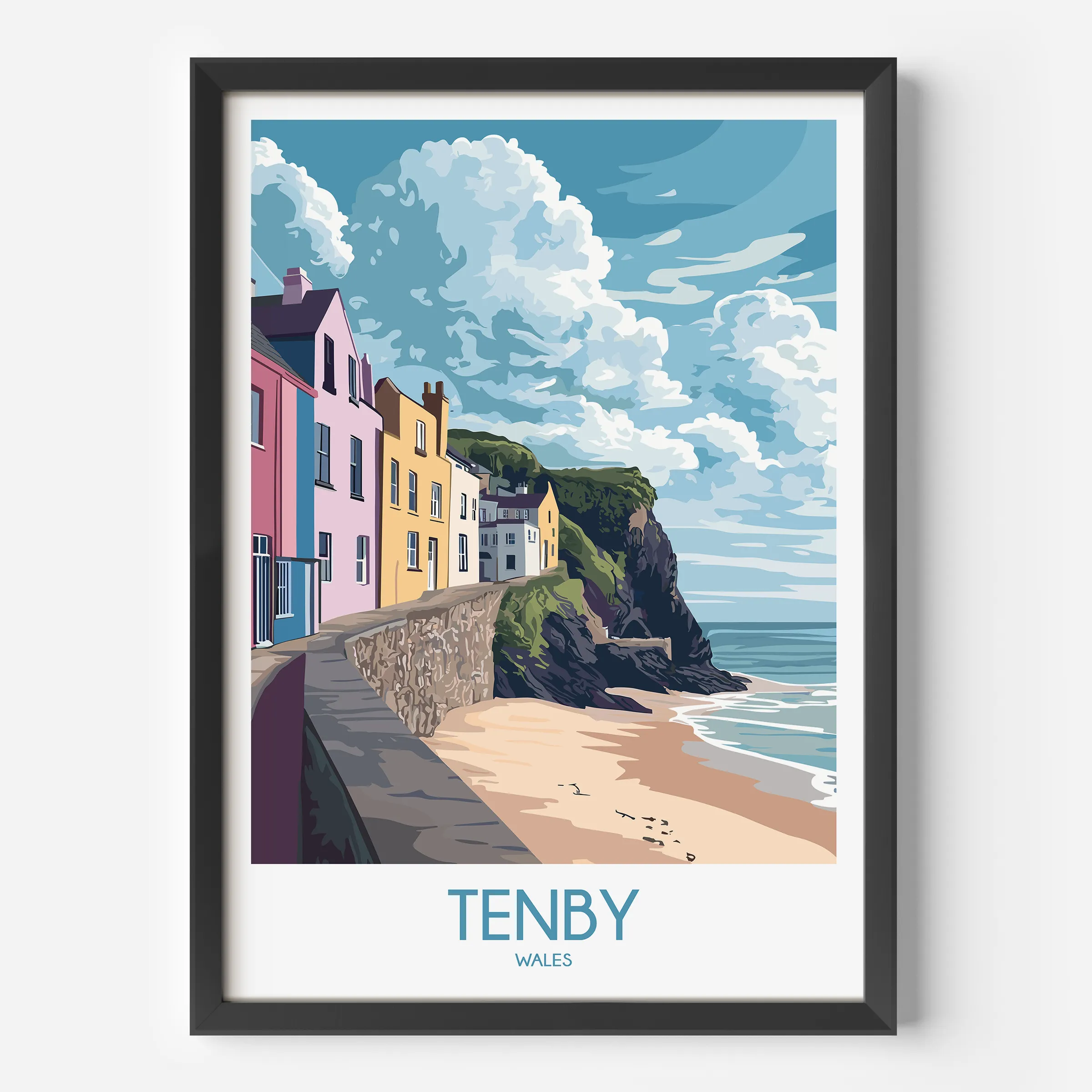 Tenby Minimalist Wall Art