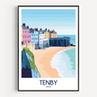 Tenby Scenic Landscape Art