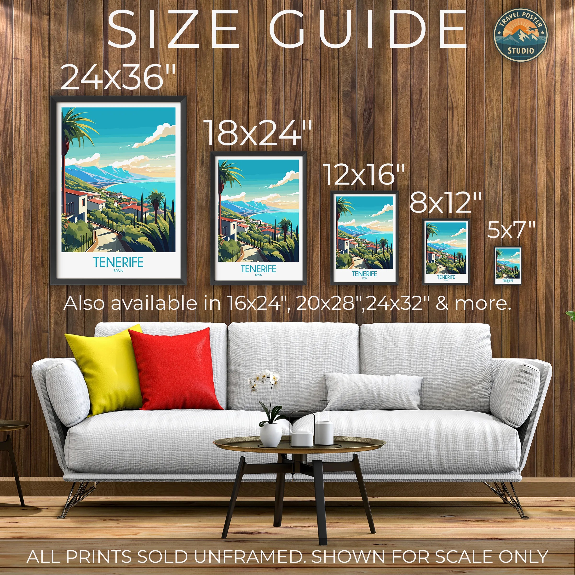 Tenerife Destination Art Gift