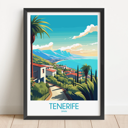 Tenerife Modern Travel Poster