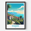 Tenerife Scenic Landscape Art