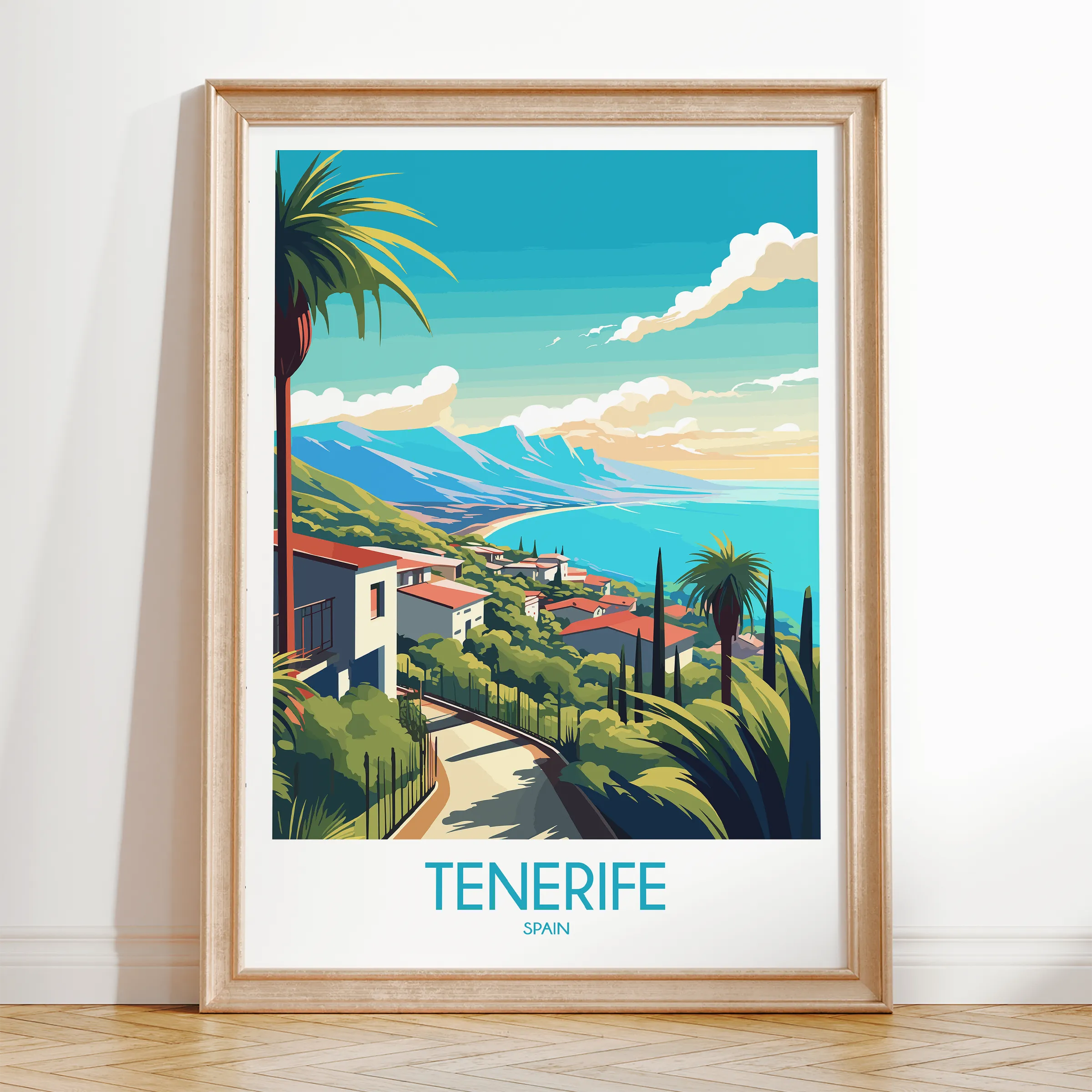 Tenerife Souvenir Poster Print