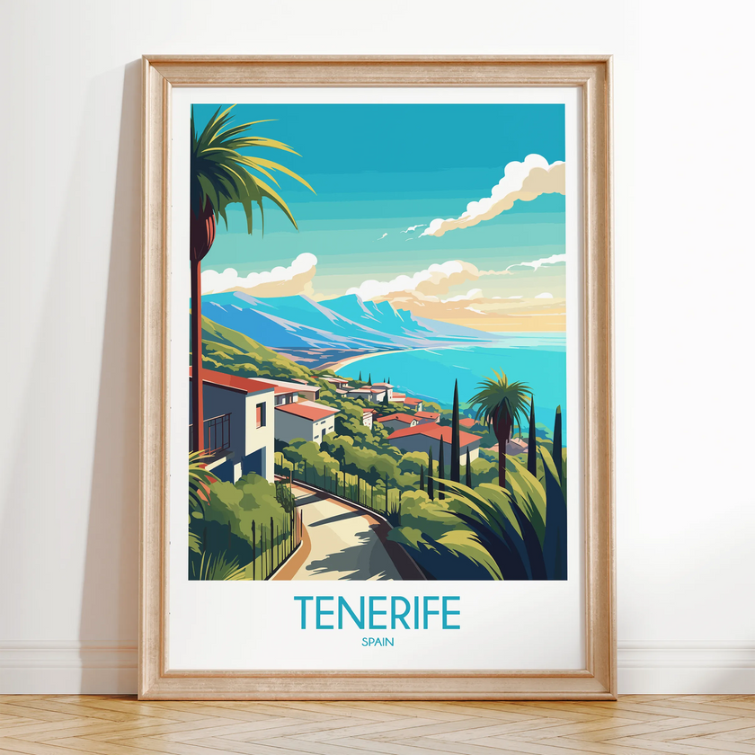 Tenerife Souvenir Poster Print