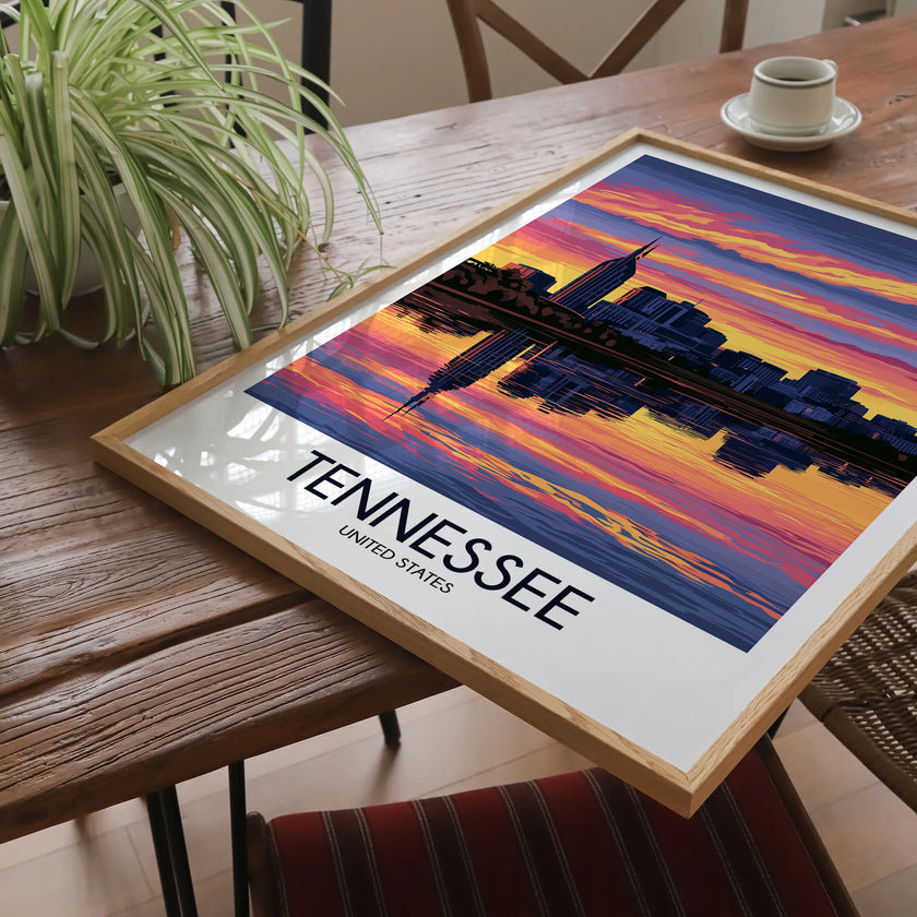 Tennessee Modern Travel Poster