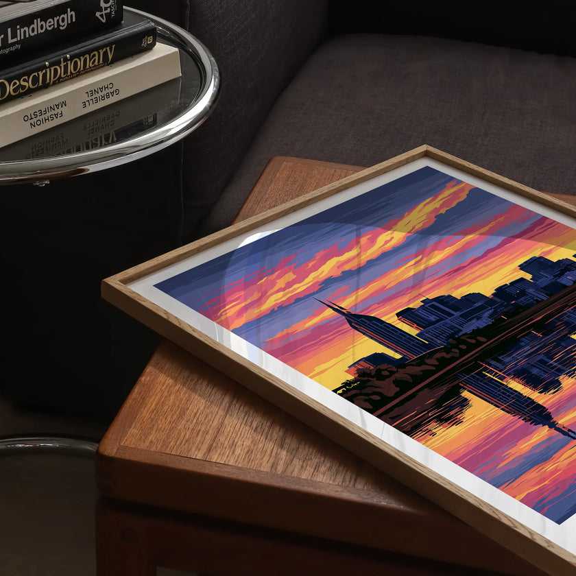 Tennessee Retro Travel Illustration