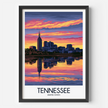 Tennessee Retro Travel Illustration