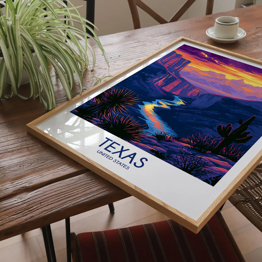 Texas Destination Art Gift