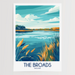 The Broads Vintage Style Print