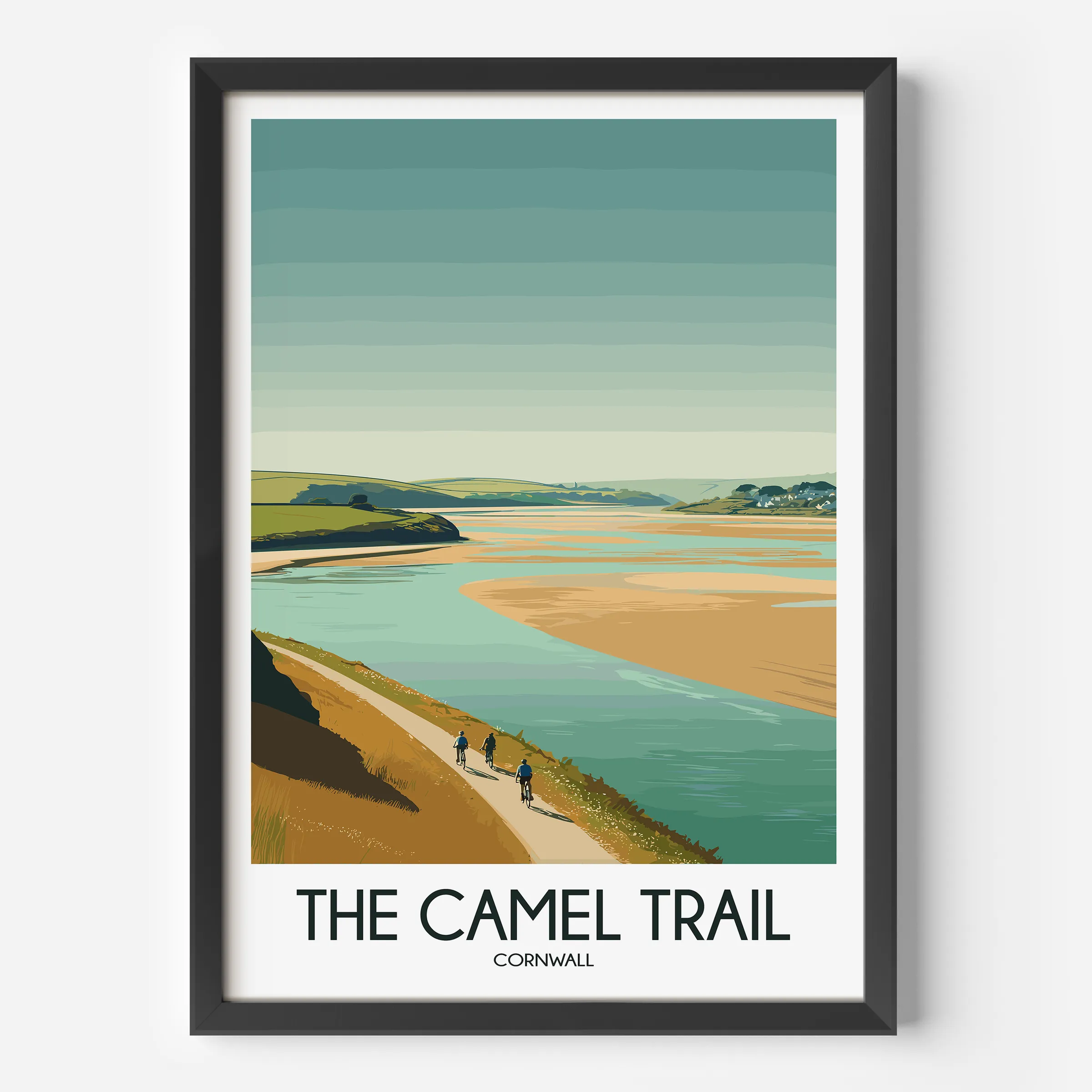 The Camel Trail Modern Travel Poster