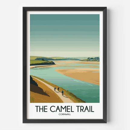 The Camel Trail Modern Travel Poster