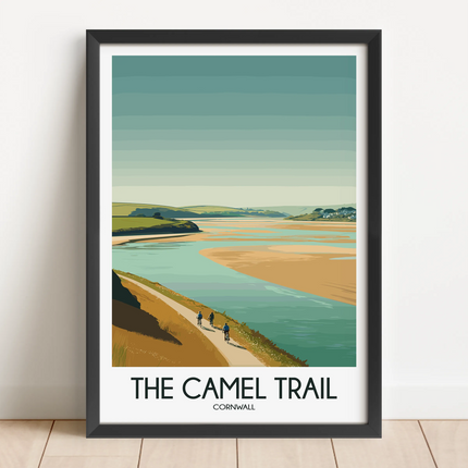 The Camel Trail Retro Travel Illustration