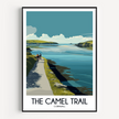 The Camel Trail Retro Travel Illustration