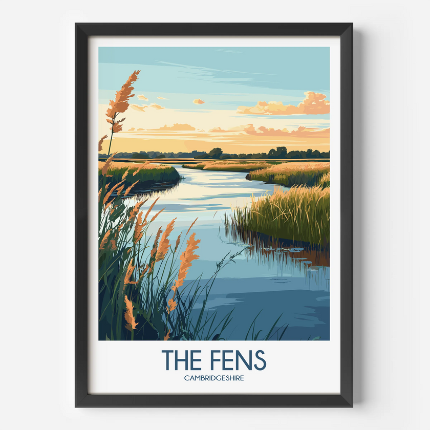 The Fens Destination Art Gift