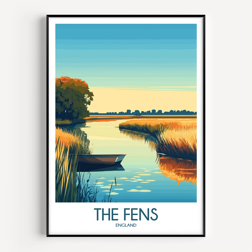 The Fens Destination Art Gift