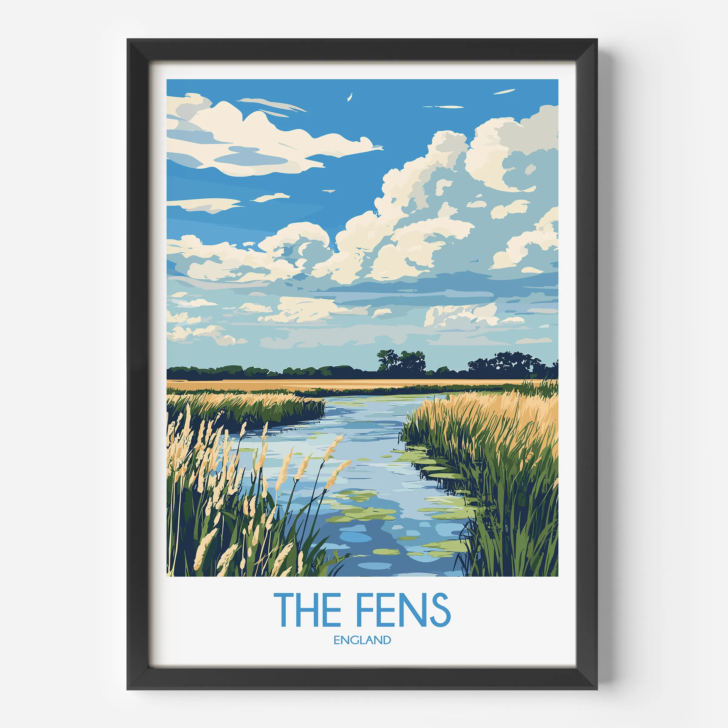 The Fens Minimalist Wall Art