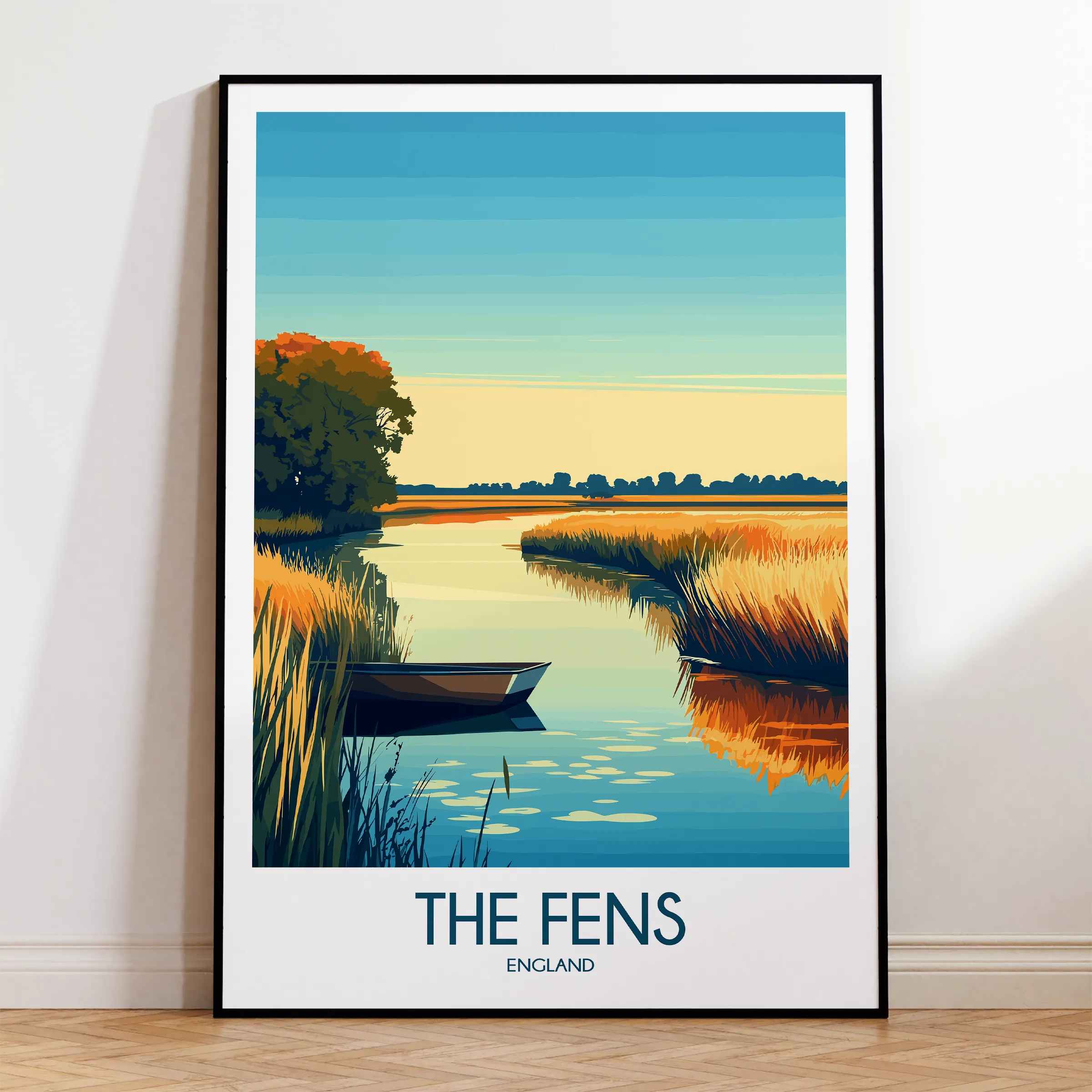 The Fens Minimalist Wall Art