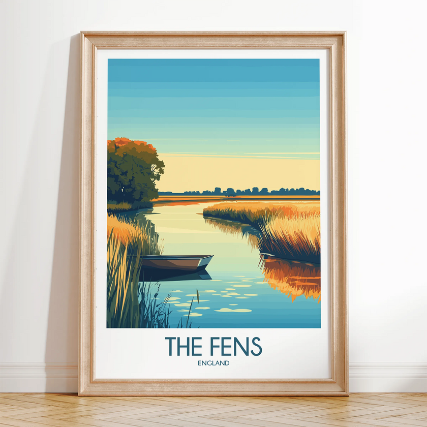 The Fens Scenic Landscape Art