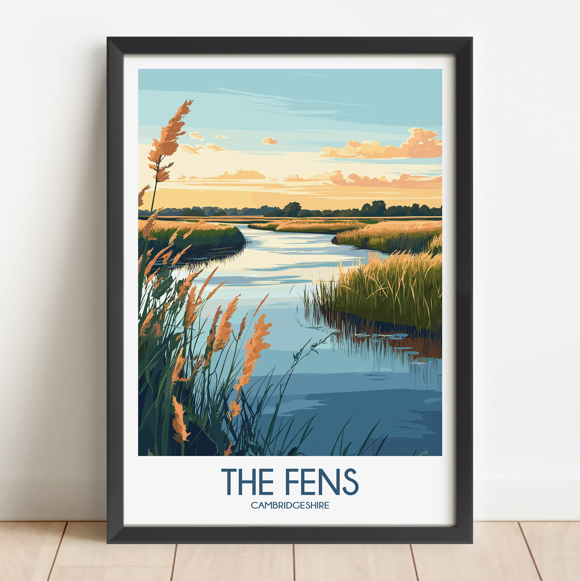 The Fens Scenic Landscape Art