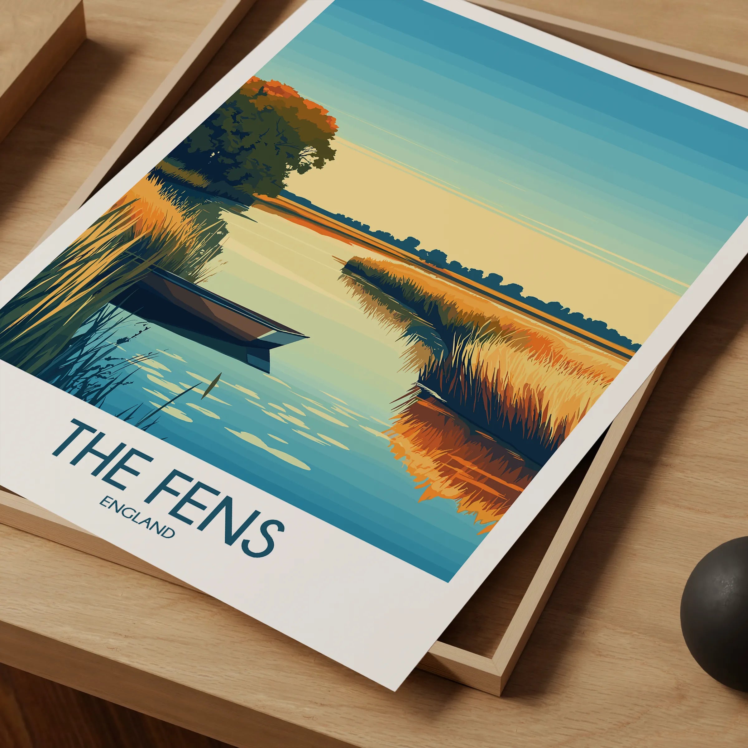 The Fens Souvenir Poster Print