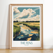 The Fens Souvenir Poster Print